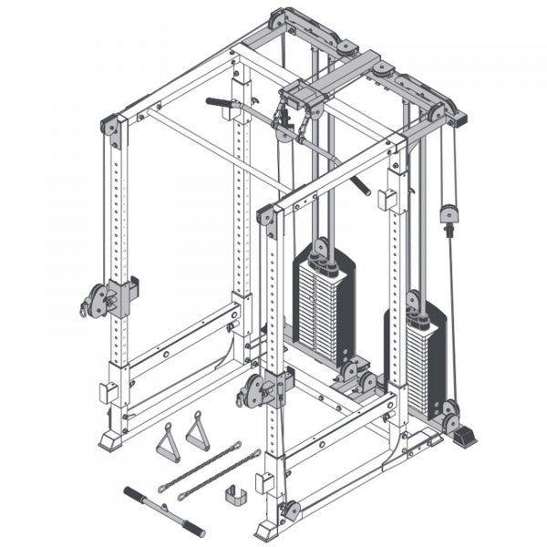 BodyCraft F438 RFT Attachment for F430 Power Rack