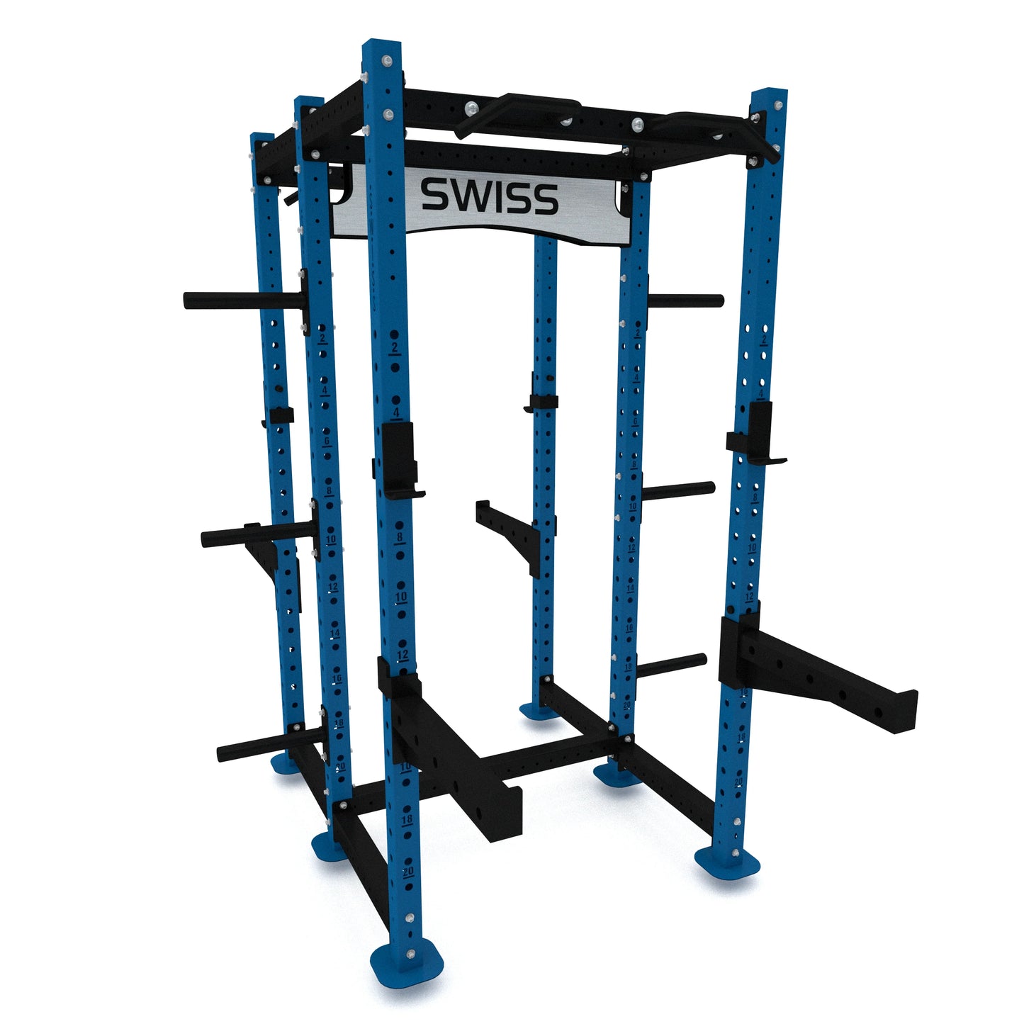 Swiss Double Half Rack Blue