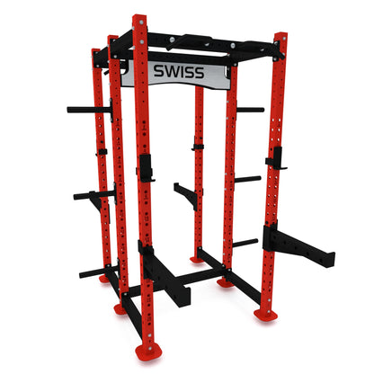 Swiss Double Half Rack Red